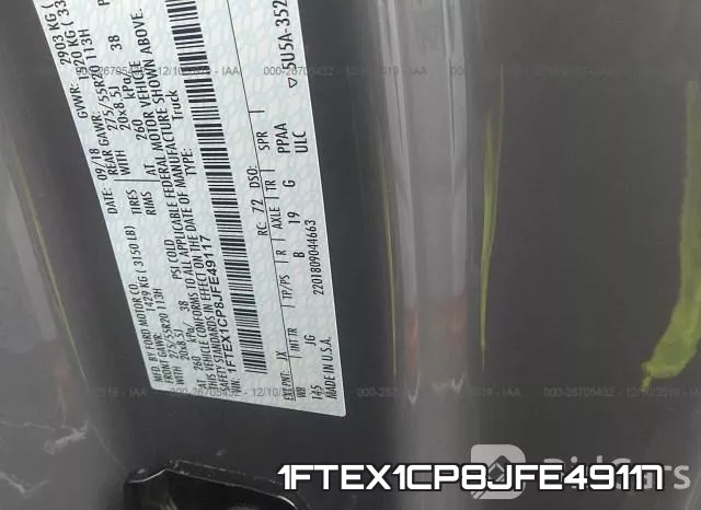 1FTEX1CP8JFE49117 фото 10