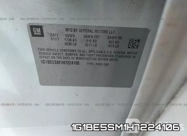 1G1BE5SM1H7224106 фото 10