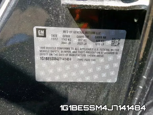 1G1BE5SM4J7141484 фото 2