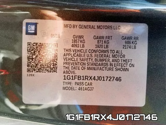 1G1FB1RX4J0172746 фото 2