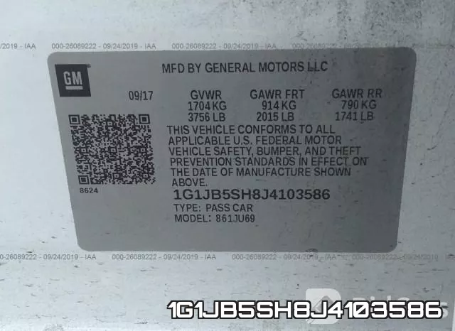 1G1JB5SH8J4103586 фото 8