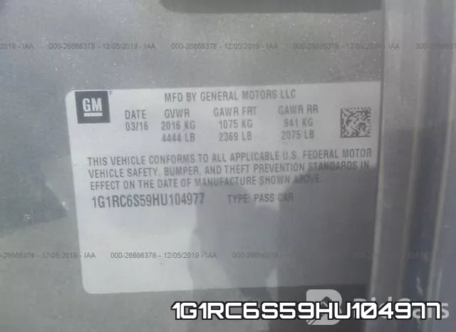 1G1RC6S59HU104977 фото 10
