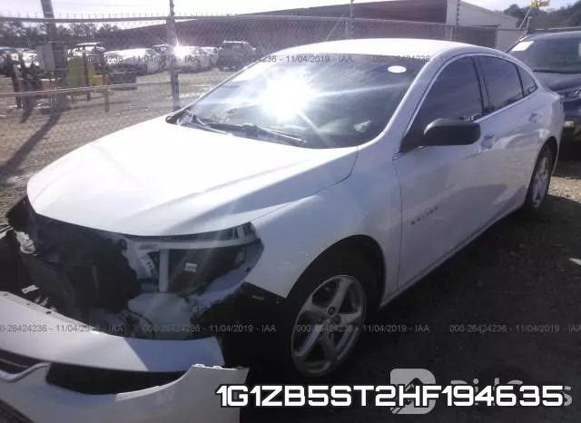 1G1ZB5ST2HF194635 фото 2