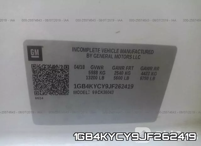 1GB4KYCY9JF262419 фото 10