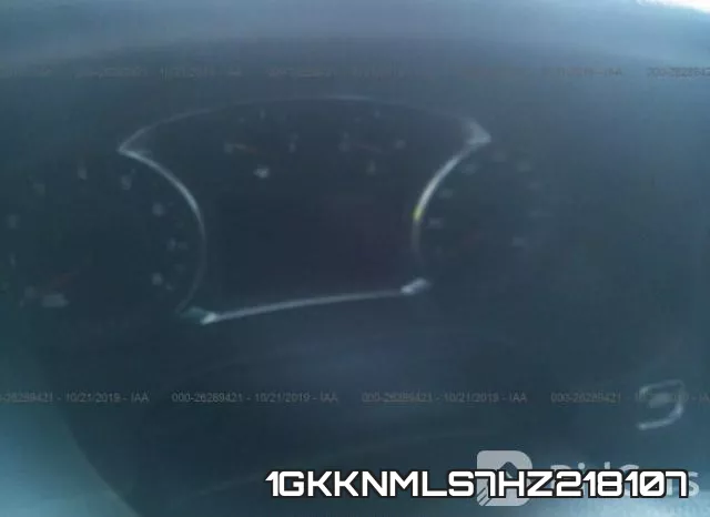 1GKKNMLS7HZ218107 фото 6