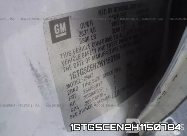 1GTG5CEN2H1150784 фото 10