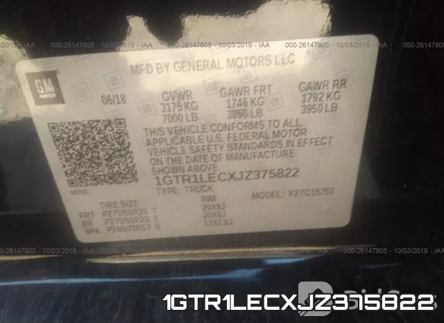1GTR1LECXJZ375822 фото 10