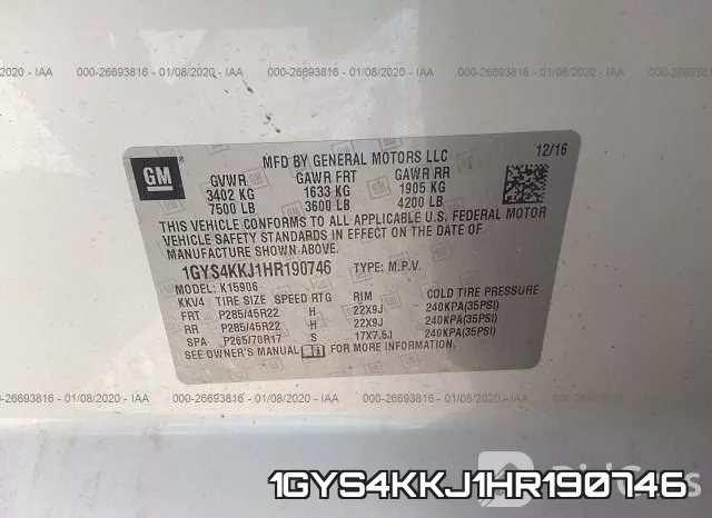 1GYS4KKJ1HR190746 фото 8