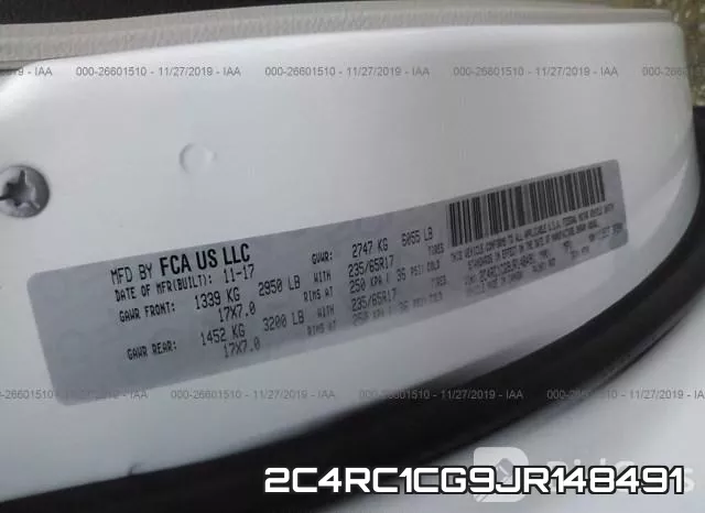 2C4RC1CG9JR148491 фото 10
