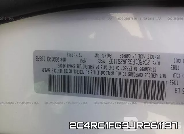 2C4RC1FG3JR261137 фото 10