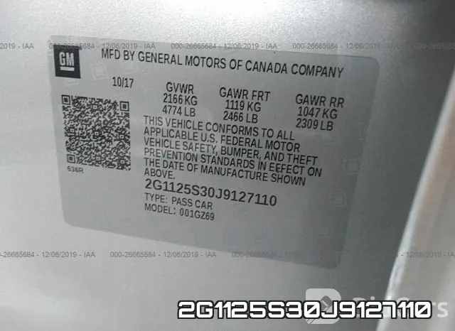 2G1125S30J9127110 фото 10