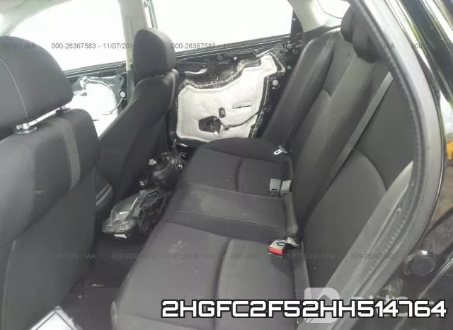 2HGFC2F52HH514764 фото 9