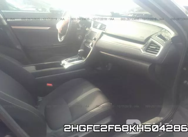 2HGFC2F68KH504286 фото 4