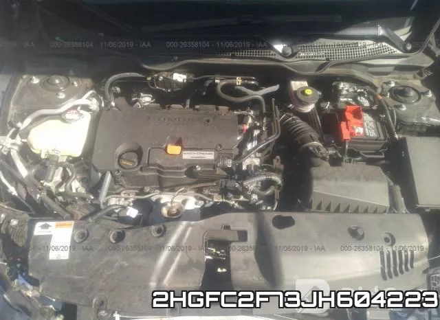 2HGFC2F73JH604223 фото 12