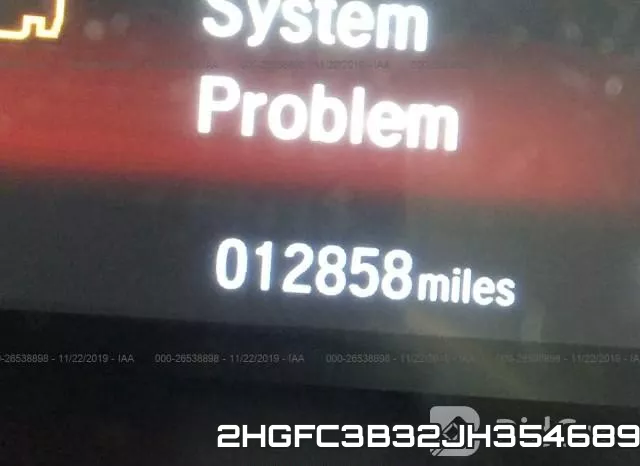 2HGFC3B32JH354689 фото 8