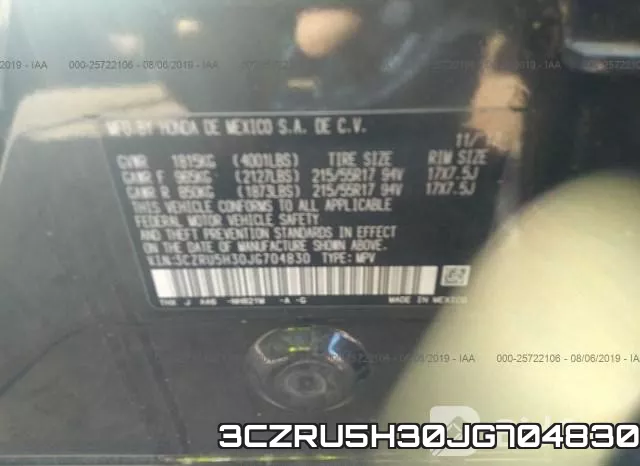 3CZRU5H30JG704830 фото 10
