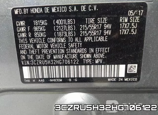 3CZRU5H32HG706122 фото 10
