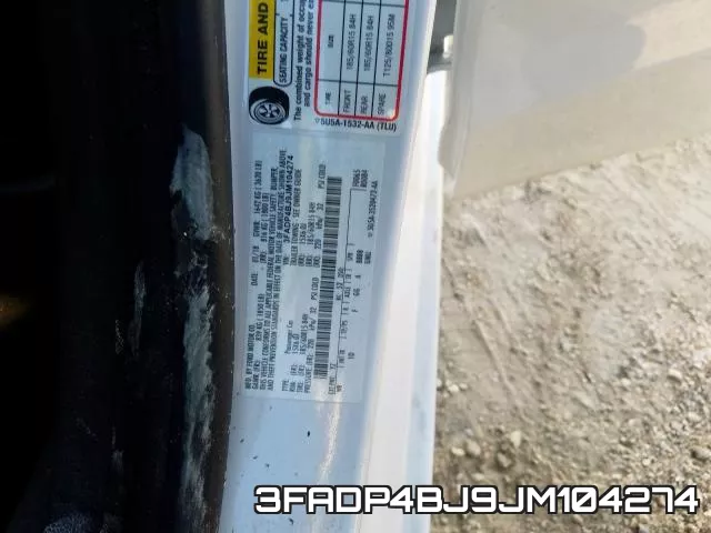 3FADP4BJ9JM104274 фото 2