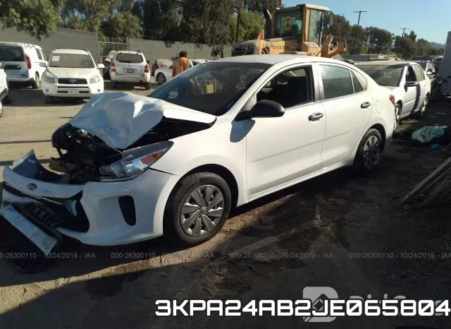 3KPA24AB2JE065804 фото 2