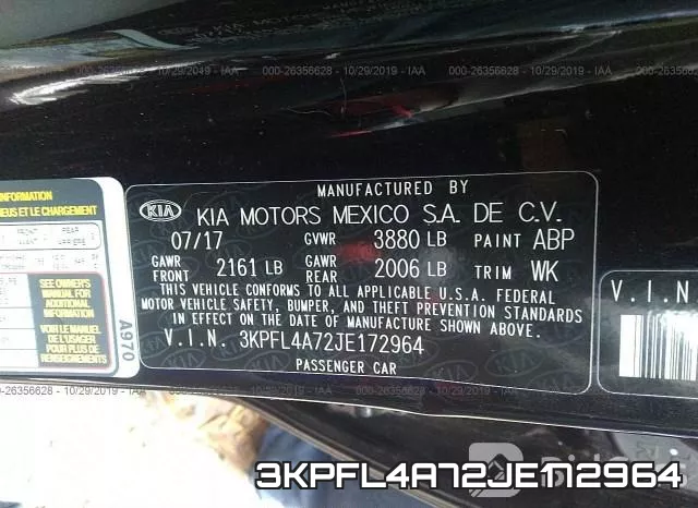 3KPFL4A72JE172964 фото 8