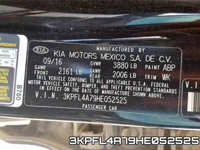 3KPFL4A79HE052525 фото 2