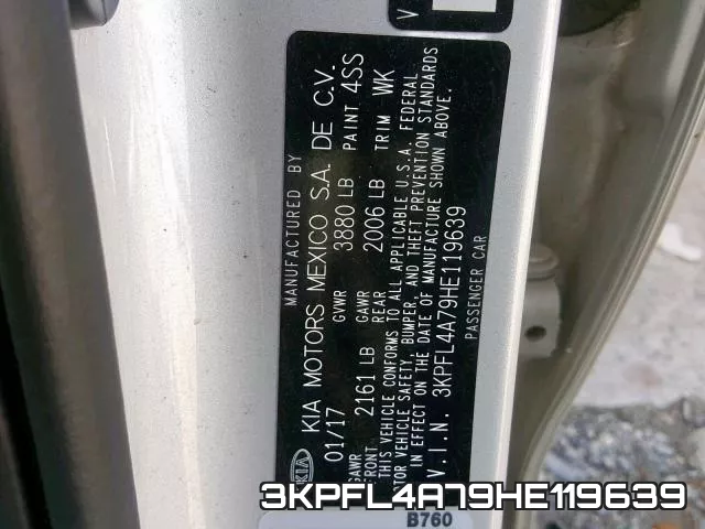 3KPFL4A79HE119639 фото 2
