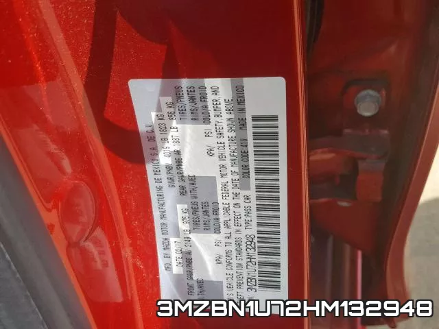 3MZBN1U72HM132948 фото 2