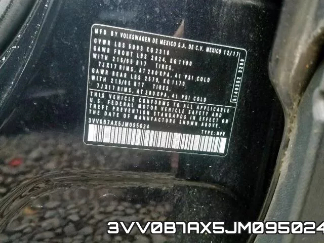 3VV0B7AX5JM095024 фото 2