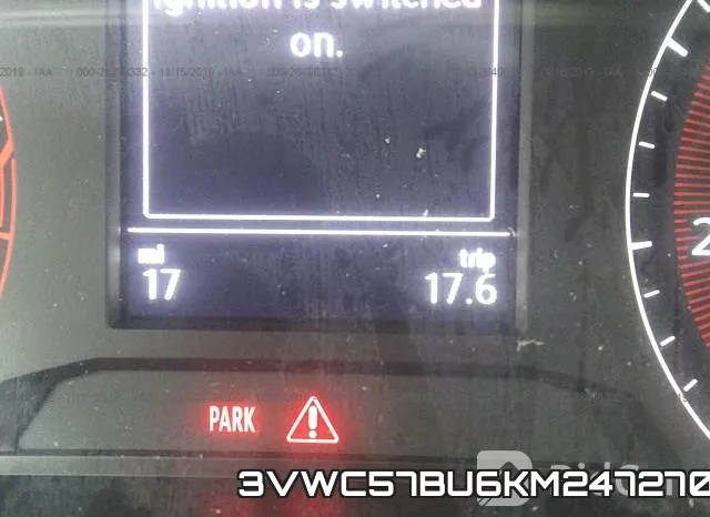 3VWC57BU6KM247270 фото 8