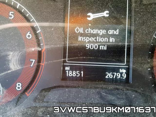 3VWC57BU9KM071637 фото 9