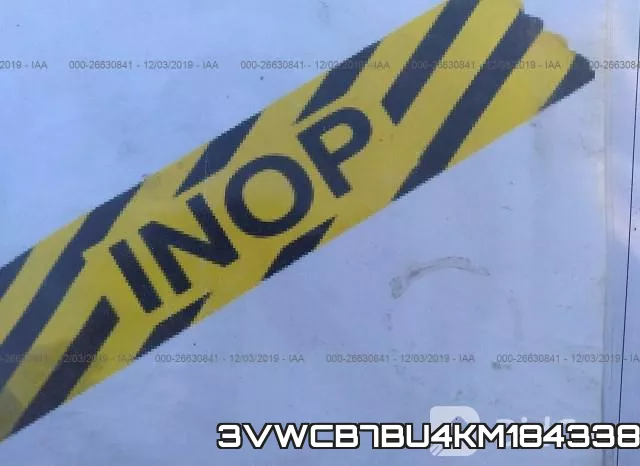 3VWCB7BU4KM184338 фото 8
