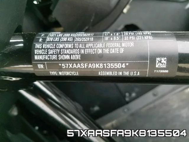 57XAASFA9K8135504 фото 2