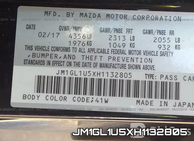 JM1GL1U5XH1132805 фото 10