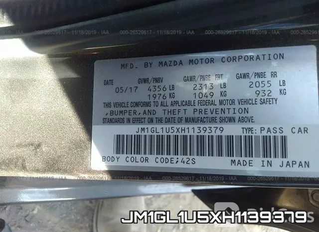 JM1GL1U5XH1139379 фото 10