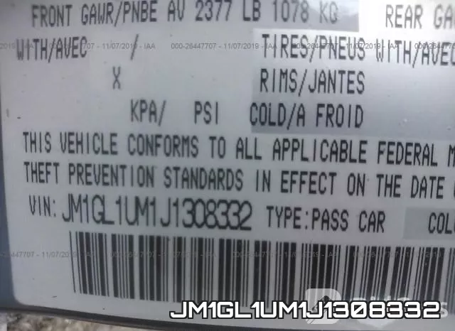 JM1GL1UM1J1308332 фото 10