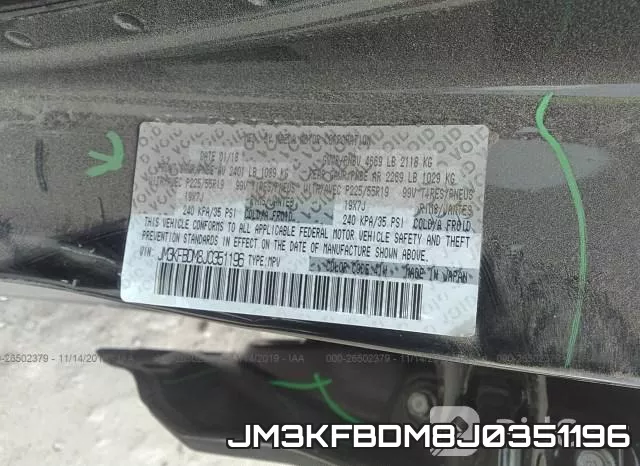 JM3KFBDM8J0351196 фото 9