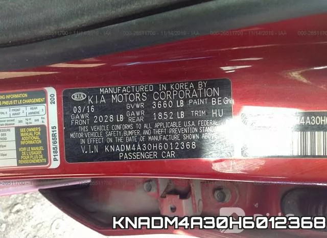 KNADM4A30H6012368 фото 10