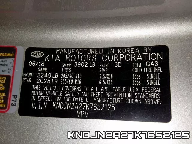 KNDJN2A27K7652125 фото 2