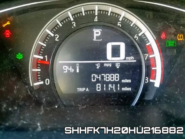SHHFK7H20HU216882 фото 8