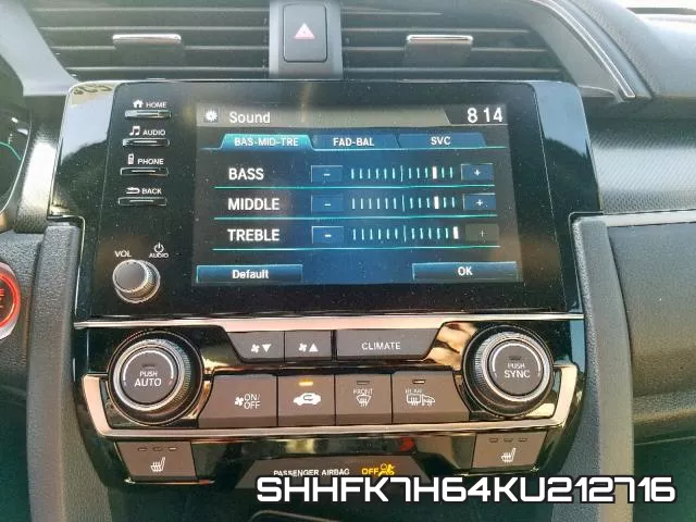 SHHFK7H64KU212716 фото 9