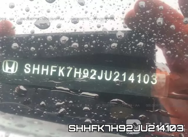 SHHFK7H92JU214103 фото 6