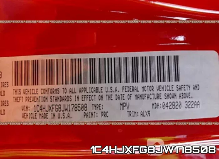 1C4HJXFG8JW178508 фото 10