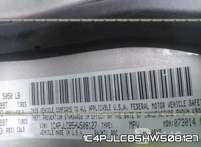 1C4PJLCB5HW508127 фото 10
