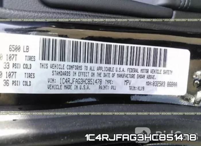1C4RJFAG3HC851478 фото 10