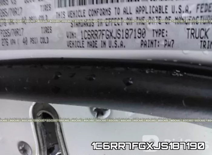 1C6RR7FGXJS187190 фото 10