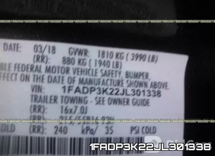 1FADP3K22JL301338 фото 10