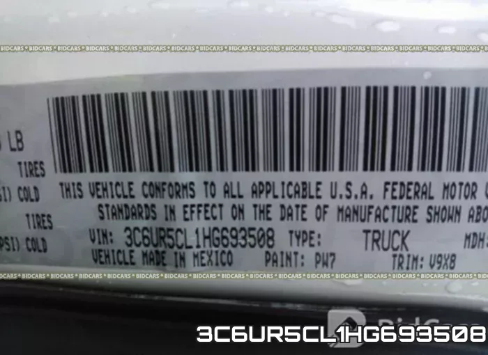 3C6UR5CL1HG693508 фото 10