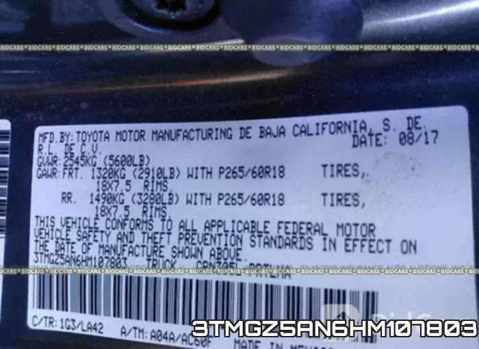 3TMGZ5AN6HM107803 фото 10