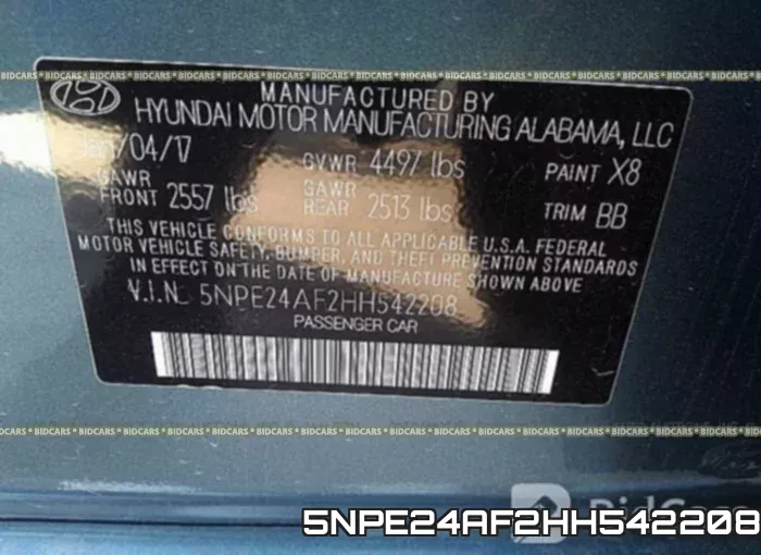 5NPE24AF2HH542208 фото 10