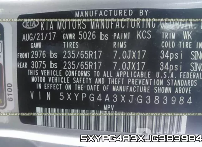 5XYPG4A3XJG383984 фото 10